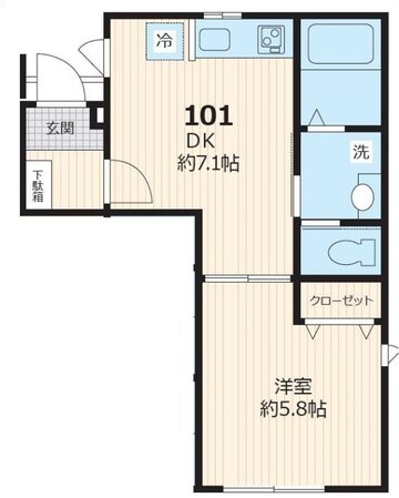 Hale Lino(ハレリノ)の物件間取画像